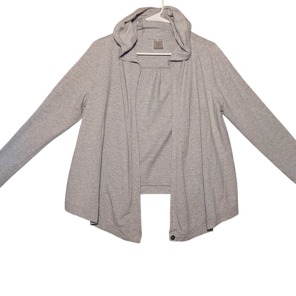 Calia by Carrie Underwood Casual Wrap Sweater Long Sleeve Women's Sz M Gray